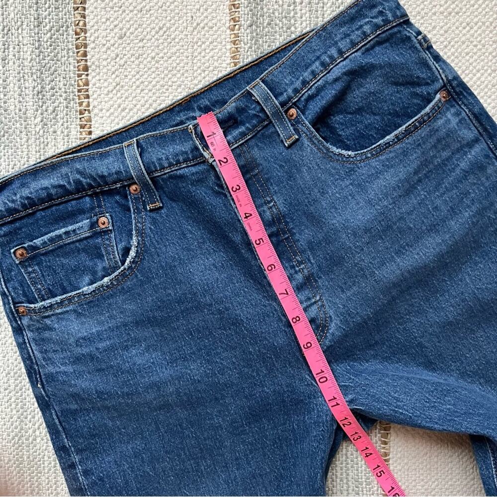 Levi’s 501 Skinny Blue High Rise Cropped Jeans Women’s Size 32 x 28 - Picture 5 of 10